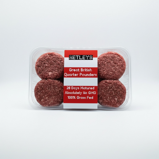 4 Quarter Pounder Beef Burgers