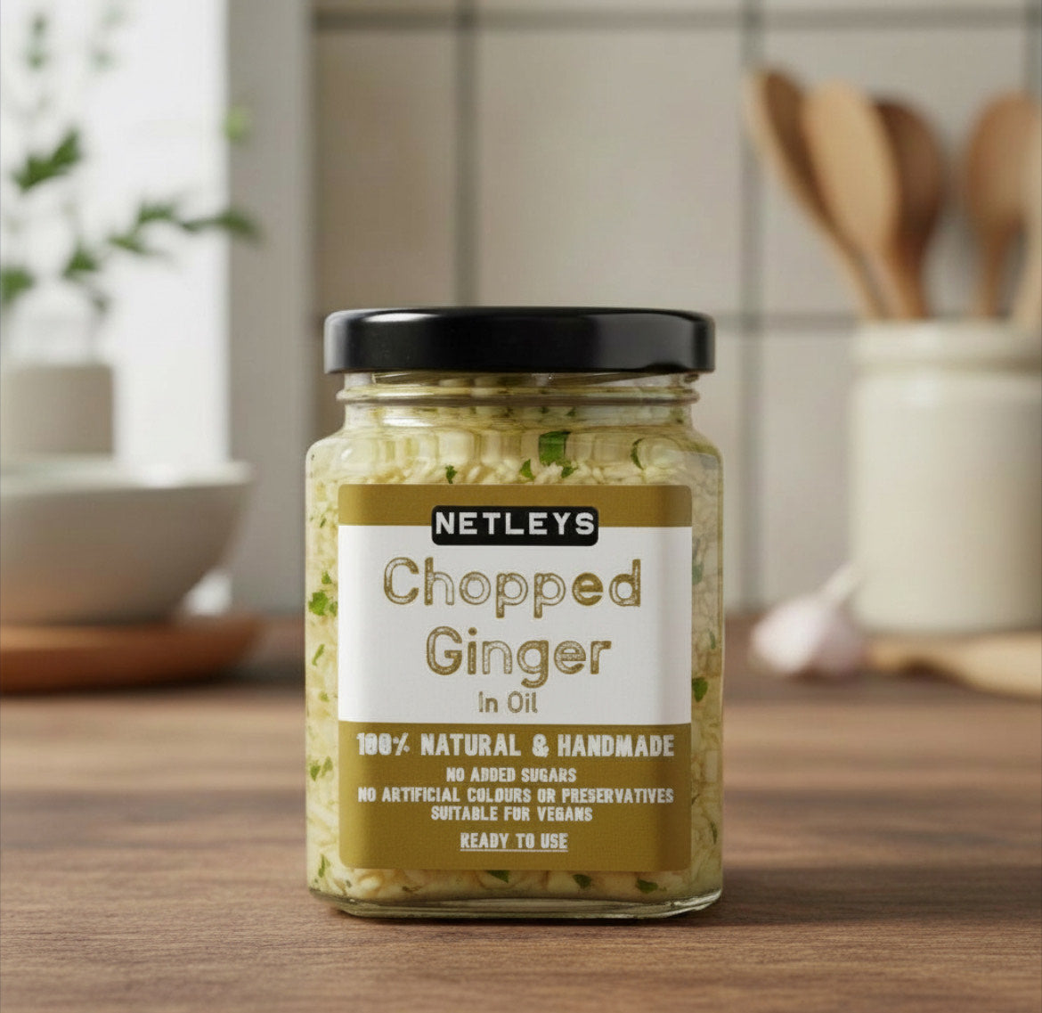 Chopped Ginger In White Vinegar